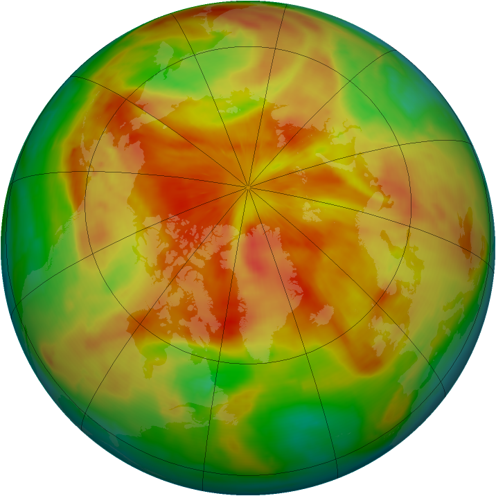 Arctic ozone map for 27 March 2009